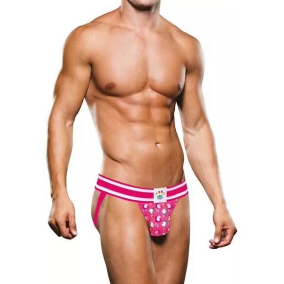 🦋B2G1🦋PROWLER Men’s UNIPARTY Pattern Jock Strap Exposed Open Back Underwear - Picture 1 of 4